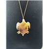 Image 2 : Hand Carved Shell Juette Pendant, Large