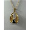 Image 2 : Circa 1960 Hemetite Gold Necklace