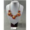Image 1 : Orange Rhinestone Necklace