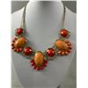 Image 2 : Orange Rhinestone Necklace