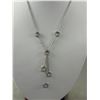 Image 2 : 925 Sterling Silver w/ Tiny Diamond Stones Necklace