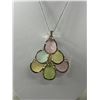 Image 2 : Lovelly Silver Plated Pendant w/ Chain Necklace