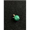 Image 2 : Vintage Malachite Carved Apple Pendant