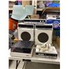 Image 1 : Complete Vintage Lloyd's Stereo Music System  - 8 Track Recording Deck, Record Player, AM/FM Stereo 