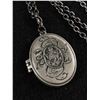 Image 2 : Twilight Summit Entertainment Pewter Pendant Picture Locket w/ 2 Pictures w/ Heavy Chain Necklace