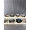 Image 1 : 8 Vintage German Porzellamnamufakture Furstenberg Collector Plates w/ C.O.A.