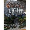 Image 2 : Framed Coors Light Mirrored Advertising Sign. NO SHIPPING. Approx. 21" x 25"