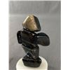 Image 2 : Inukshuk Black Natural Agate Art. Retail Price $280.00