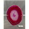 Image 1 : Agate Slice (Brazil) Art Display. Retail Price $480.00