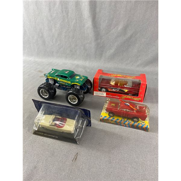 Car Collection - Friction Powered Golden Classic, 1960 Peugeot 403 Cabriolet & More