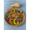 Image 1 : 10 African Beaded Bangle Bracelets & Gord Water Bottle