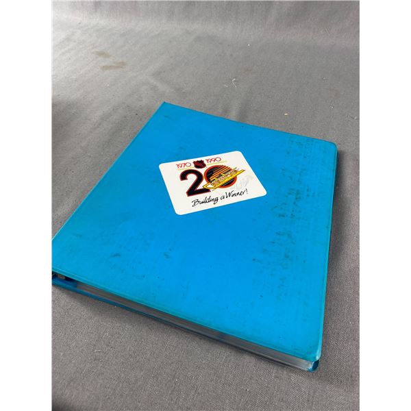 1991 O Pee Chee NHL Collector Cards In Binder