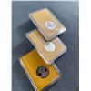 Image 2 : Canadian Coloured Quarters In Acrylic Cases - 2002 Women's Hockey, 2011 Peregrine Falcon & 2010 Doub