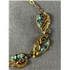 Image 2 : Lovely Vintage Gold Bond Boyd Sterling Silver w/ Stones Necklace & Matching Earrings Set