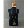 Image 1 : Exceptional Mexican Pendant w/ Gold Plated Chain Necklace