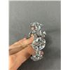 Image 2 : Gorgeous Clear Sparkling Rhinestones Bangle
