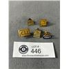 Image 1 : 3 Gold CIBC, 1 GTE, & 1 CLU Pins, One CIBC Marked Ster.
