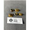 Image 2 : 3 Gold CIBC, 1 GTE, & 1 CLU Pins, One CIBC Marked Ster.