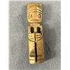 Image 2 : 5" Wood Carved African Figure In Rope Glasses Case