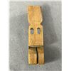Image 3 : 5" Wood Carved African Figure In Rope Glasses Case