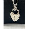 Image 2 : Totally Secure Couture Lock Pendant w/ Chain Necklace
