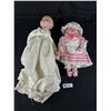 Image 1 : 2 Antique Dolls w/ Porcelain Heads, Sugar Lump etc