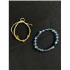 Image 2 : 3 Bracelets, Rainbow Glass, Lava and Fashion Cytrine