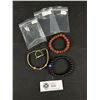 Image 1 : Lot of 3 Bracelets, Rainbow Glass, Fashion Cytrine and Genuine Rudrakshua