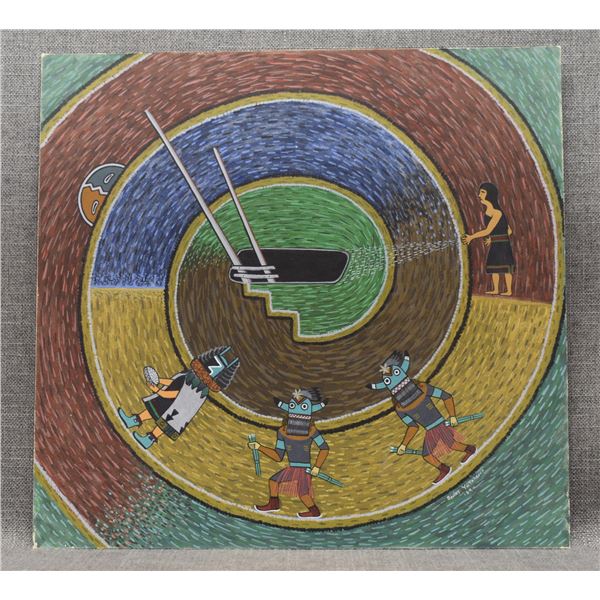 HOPI INDIAN PAINTING (BEVINS YUYAHEOVA)