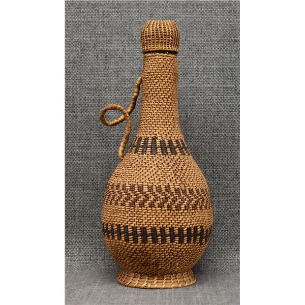 PAIUTE BASKETRY COVERED BOTTLE