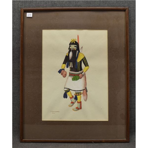 HOPI PAINTING (LEROY KEWANYAMA)