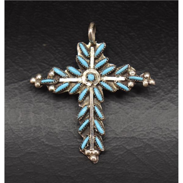 ZUNI CROSS PENDANT