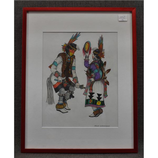 HOPI PAINTING (WALLY LOMAKEMA)