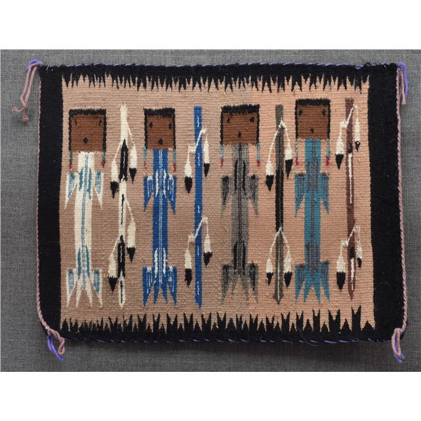 NAVAJO YEI TEXTILE (HERBERT HARVEY)