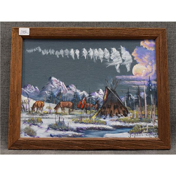 NAVAJO PAINTING (JOHNNY YAZZIE)