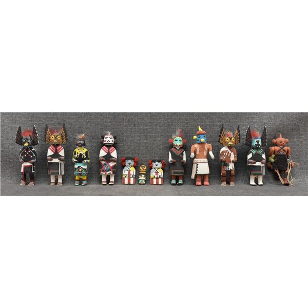 TWELVE HOPE KACHINAS
