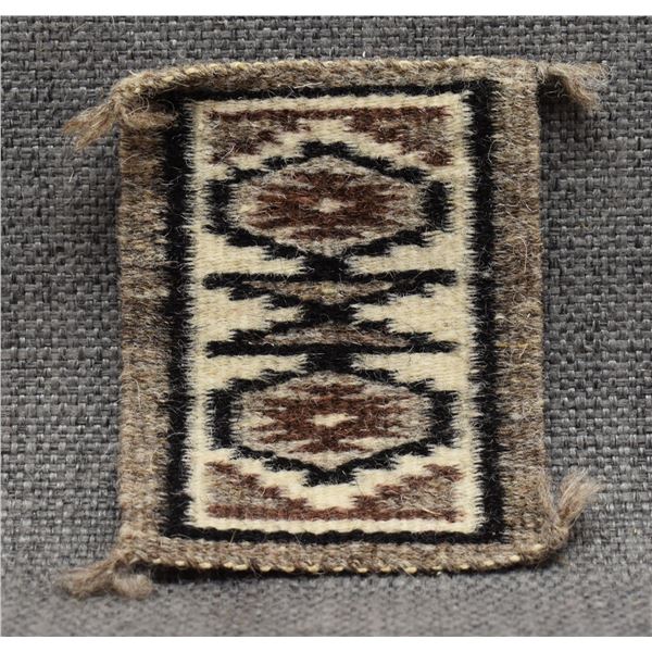 MINIATURE NAVAJO TEXTILE