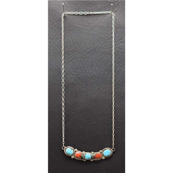 ZUNI NECKLACE (EFFIE CALAVAZA)