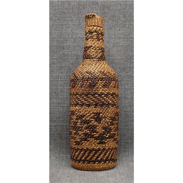 PAIUTE BASKETRY COVERED BOTTLE