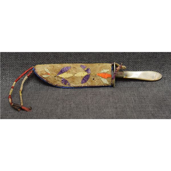 PLAINS INDIAN SHEATH & KNIFE
