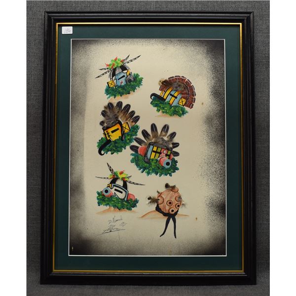 HOPI INDIAN PAINTING (DANIEL NAMOKI)