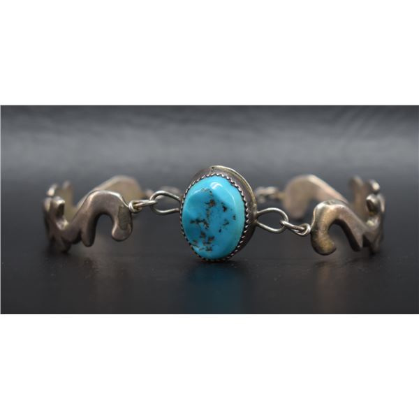 NAVAJO SILVER BRACELET (JEC)