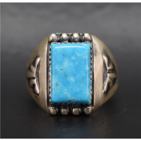 NAVAJO SILVER RING (BB)