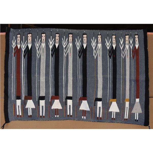 NAVAJO YEI TEXTILE
