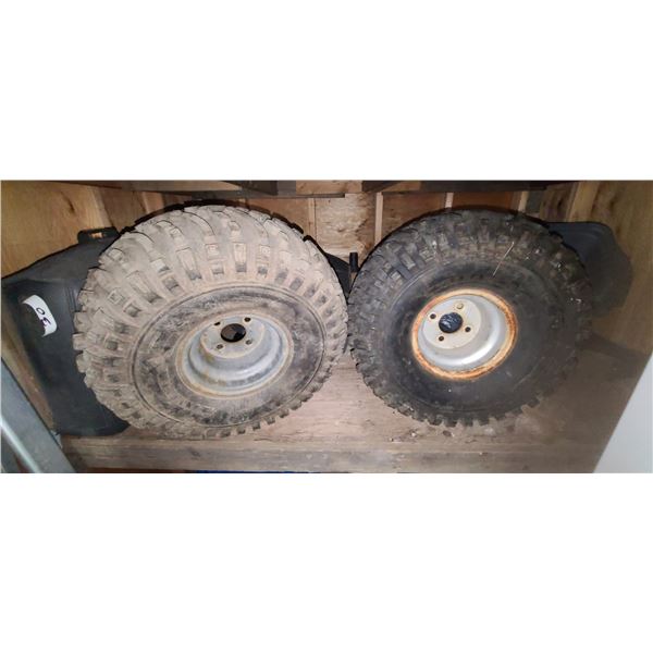 TWO QUAD TIRES 32X11X8