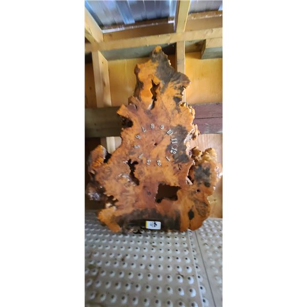 BURL CLOCK