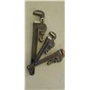 Image 1 : SET OF THREE PIPE WRENCHES TWO 10" AND ONE 14"