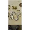 Image 3 : BUCKET WITH BUMPER HOOKS, ASSORTED HOOKS, AND CLEVIS PINS