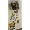 Image 9 : BUCKET WITH BUMPER HOOKS, ASSORTED HOOKS, AND CLEVIS PINS