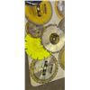 Image 8 : TEN 10"TO12" SAW BLADES AND ONE 7 1/4" BLADE